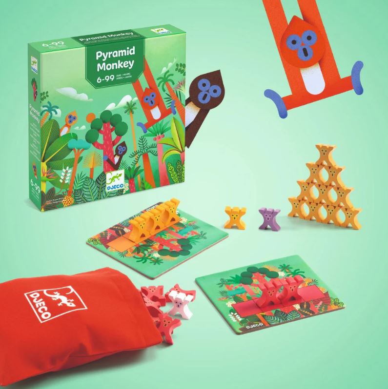 31. Set spellen (Fishtricks + apenpiramide)
