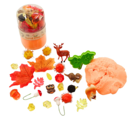 Speelpotje zand herfst