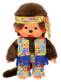 Monchhichi jongen flower power