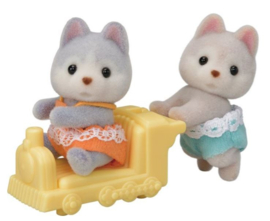 Sylvanian babytweeling husky 5638