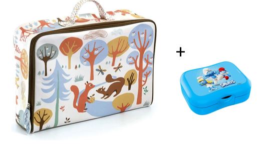 13. Kinderkoffer + brooddoos smurfen