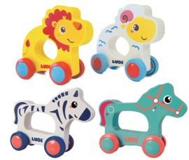 LUDI leeuw op wieltjes 30031