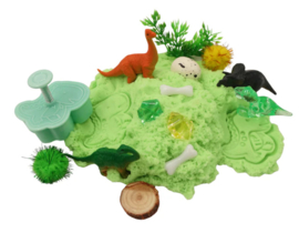 Speelpotje zand dino