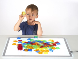 Tickit doorschijnende stapelbare knopen