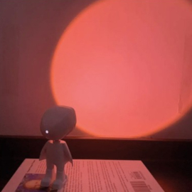 Nachtlamp zonsondergang