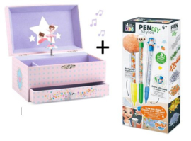 34. Juwelen/muziekdoos + DIY pennen (3)