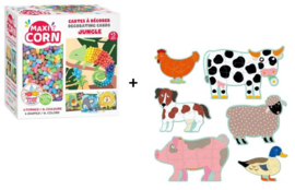 17. Puzzel Honore & vrienden + mais mozaiek