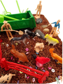 Sensory box boerderij rijst