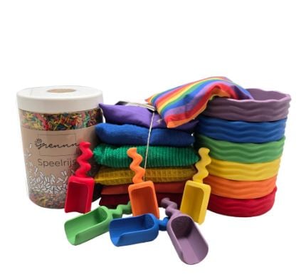Grennn & LBL speelset regenboog compleet