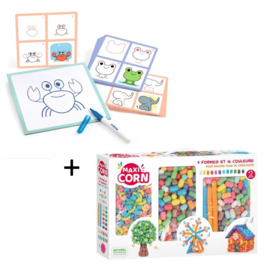 23. Stap voor stap tekenen + playmaïs