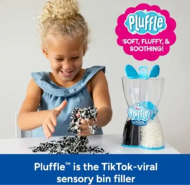 Pluffle twist  zwart/wit