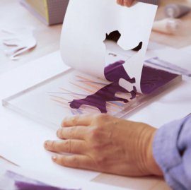 Atelier 47-Gel printing