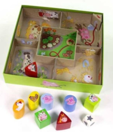 Sorteerspel op de boerderij