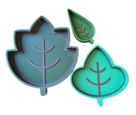 Vulvorm herfstbladeren - set van 3