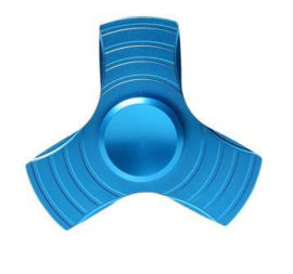 fidget spinner aluminium blue
