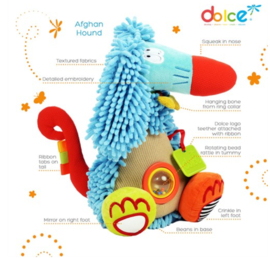 Activiteitenknuffel Alfonso de windhond