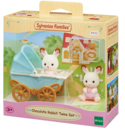 Sylvanian chocolade konijn tweeling 5432