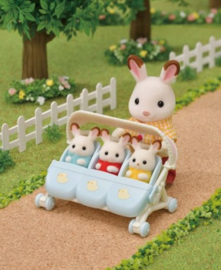 Sylvanian Wandelwagen drieling 5533