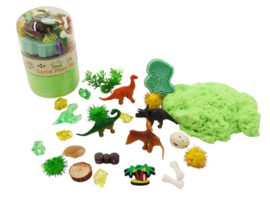 Speelpotje zand dino