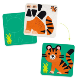 Viltplaatjes collageset DJ00047