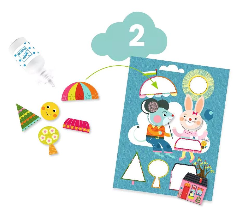 12. Knutselbox Kat & vriendjes + schilderen met waterverf