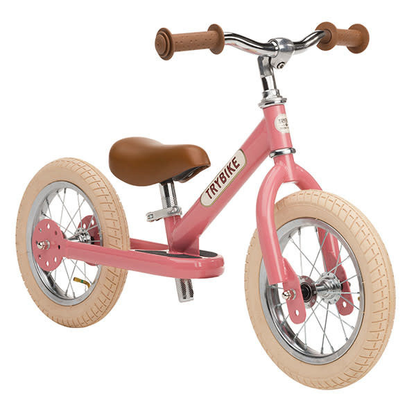 Trybike retro pink fiets