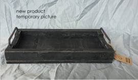 Dienblad stoer en sober zwart / black