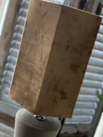 Retro tafellamp Lichtbruin Gold