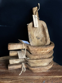 Houten amber bakjes