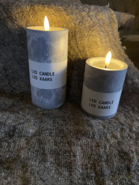 Led kaars beton look L