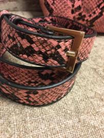 Heuptasje Snake Pink