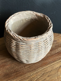 Roetlook plantenpot rond