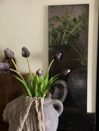 Deco bord kruidenpot 20x55