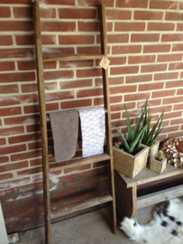 Houten ladder / trapje 110