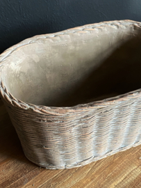 Rietlook Plantenpot Ovaal
