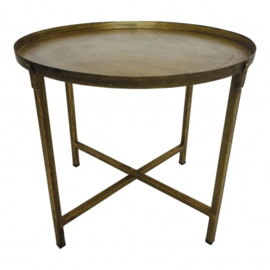 Ronde salontafel Gold