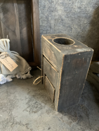 Houten Trio waxine kandelaar