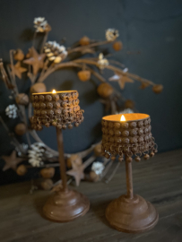 Rusty bel Waxinelicht kandelaar