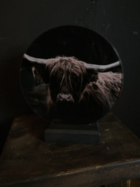 Glasschilderij Hooglander S