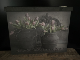 Canvasprent Tulpen A4