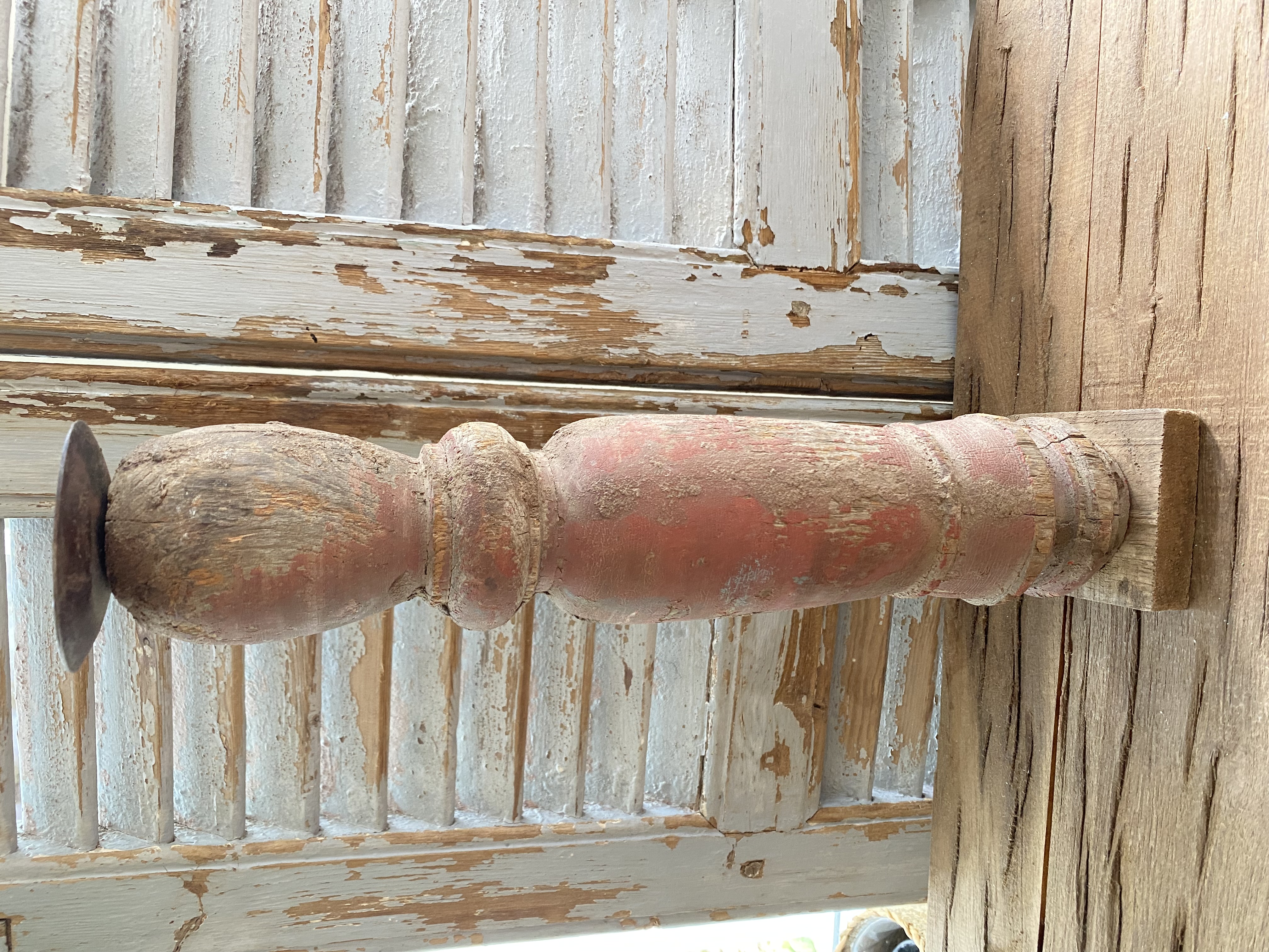 Houten Baluster kandelaar