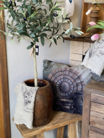 Stoer houten pot