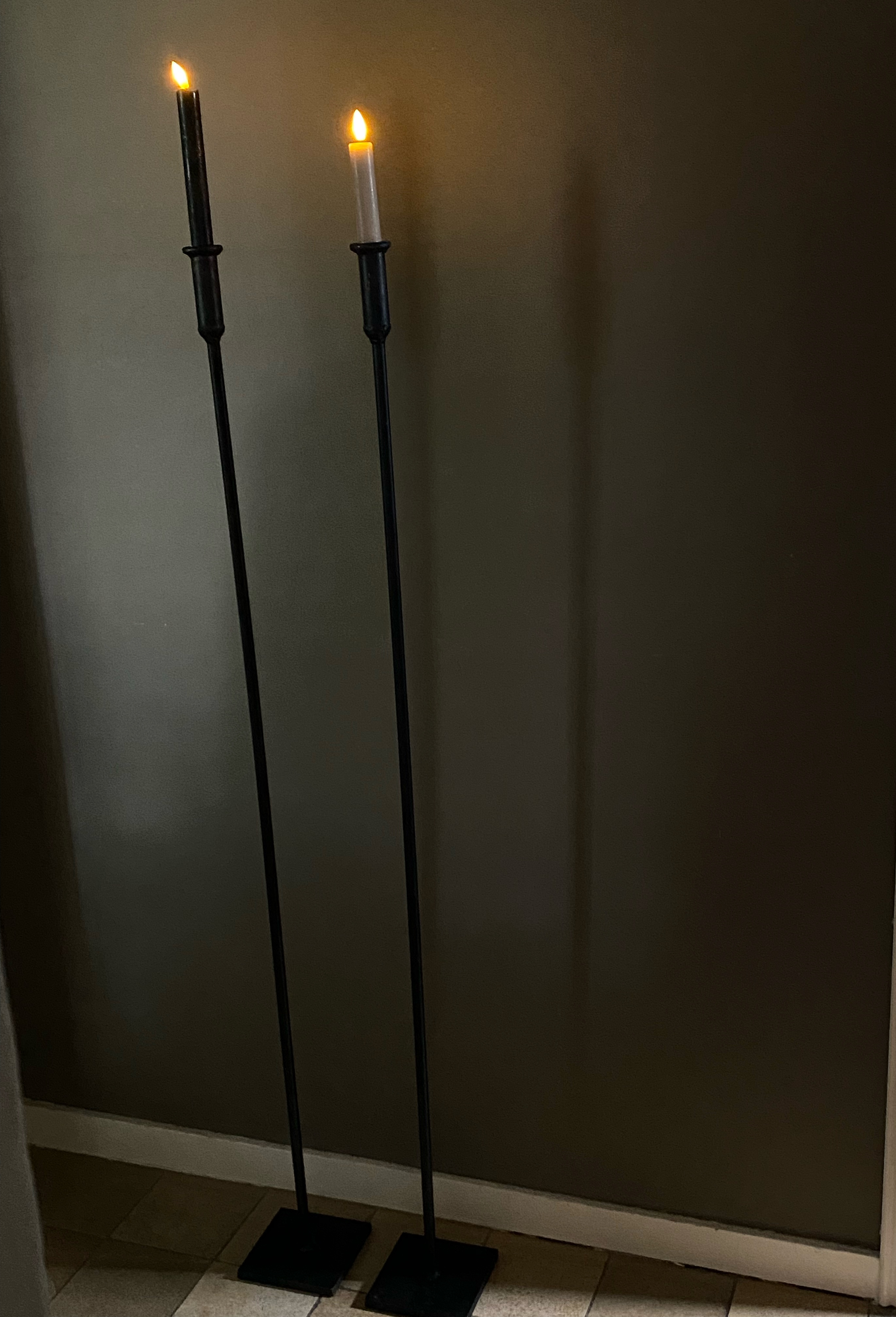 Hoge kaarsen kandelaar 120cm