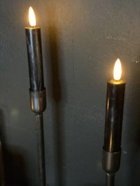 Led kaars zwart