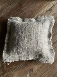 Shabby amber geurkussen Kelim