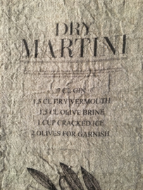 Dry Martini Shabby linnen wandkleed