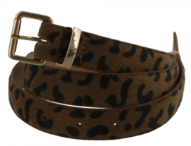 Riem luipaardprint bruin / brown 105