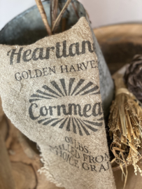 Shabby linnen lap Cornmeal