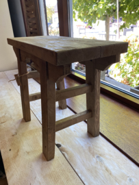 Houten bankje