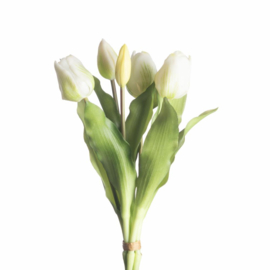 Real Touch Tulp Wit 5 31cm